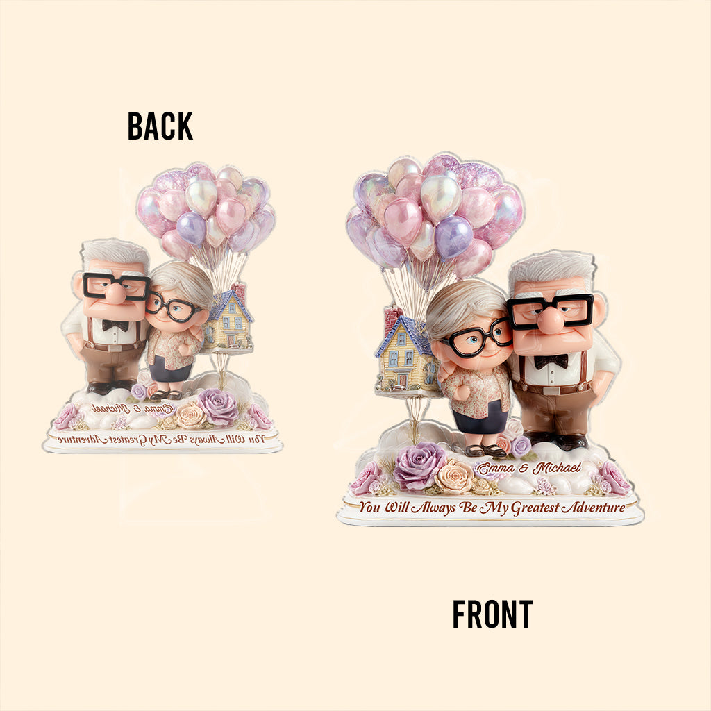 You Will Always Be My Greatest Adventure - Personalized Mouse Custom Shaped Acrylic Plaque