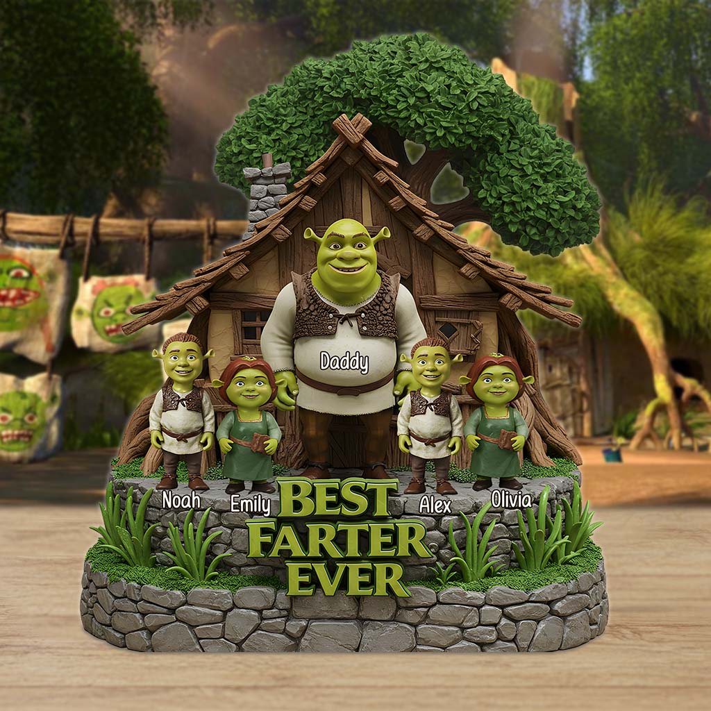 Best Farter Ever - Personalized Father Custom Shaped Acrylic Plaque