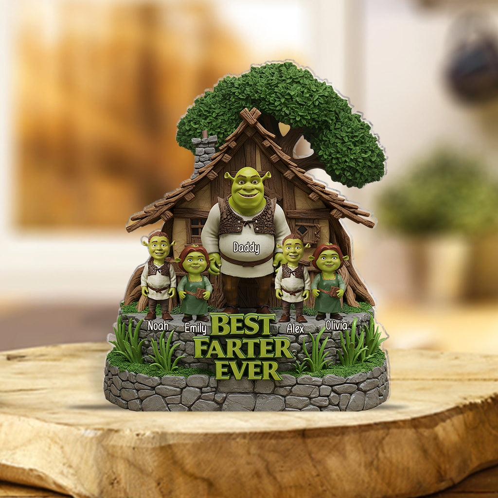 Best Farter Ever - Personalized Father Custom Shaped Acrylic Plaque