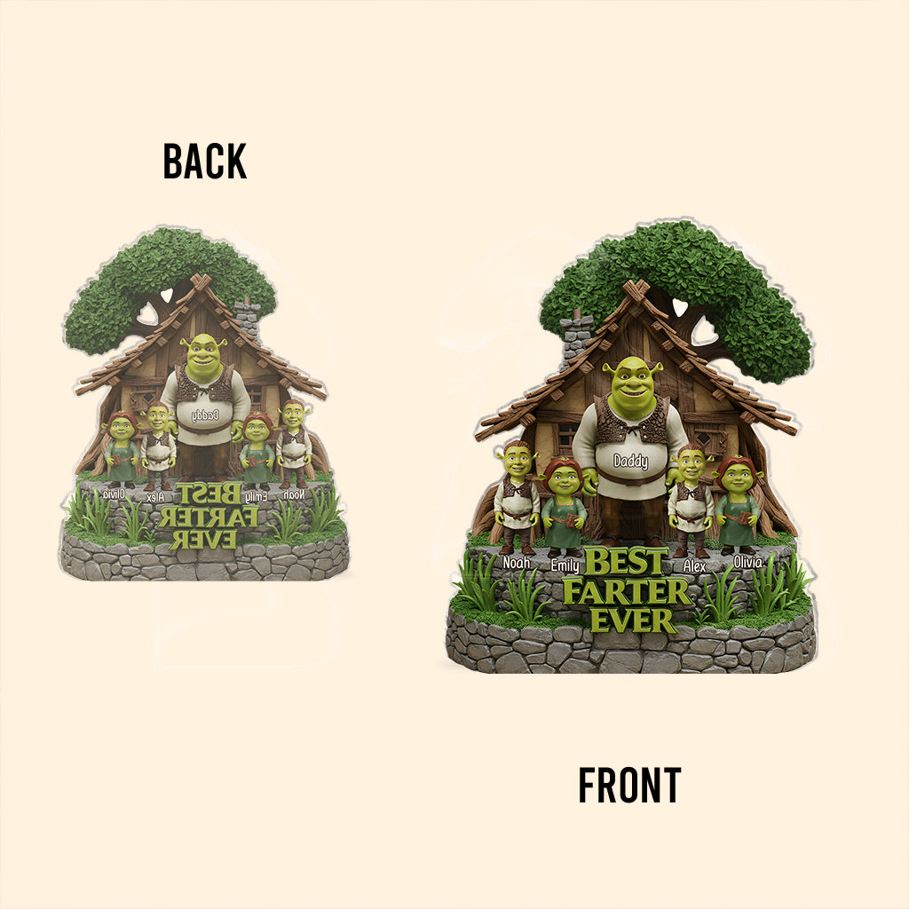 Best Farter Ever - Personalized Father Custom Shaped Acrylic Plaque