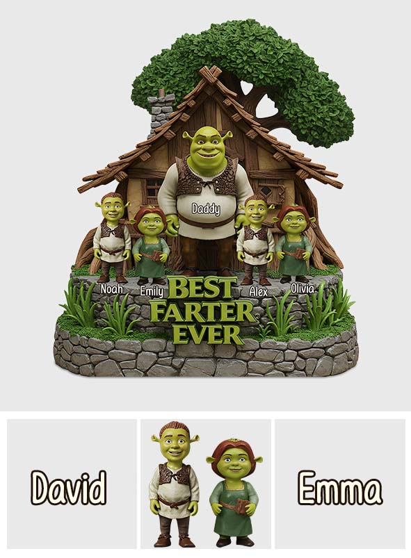 Best Farter Ever - Personalized Father Custom Shaped Acrylic Plaque