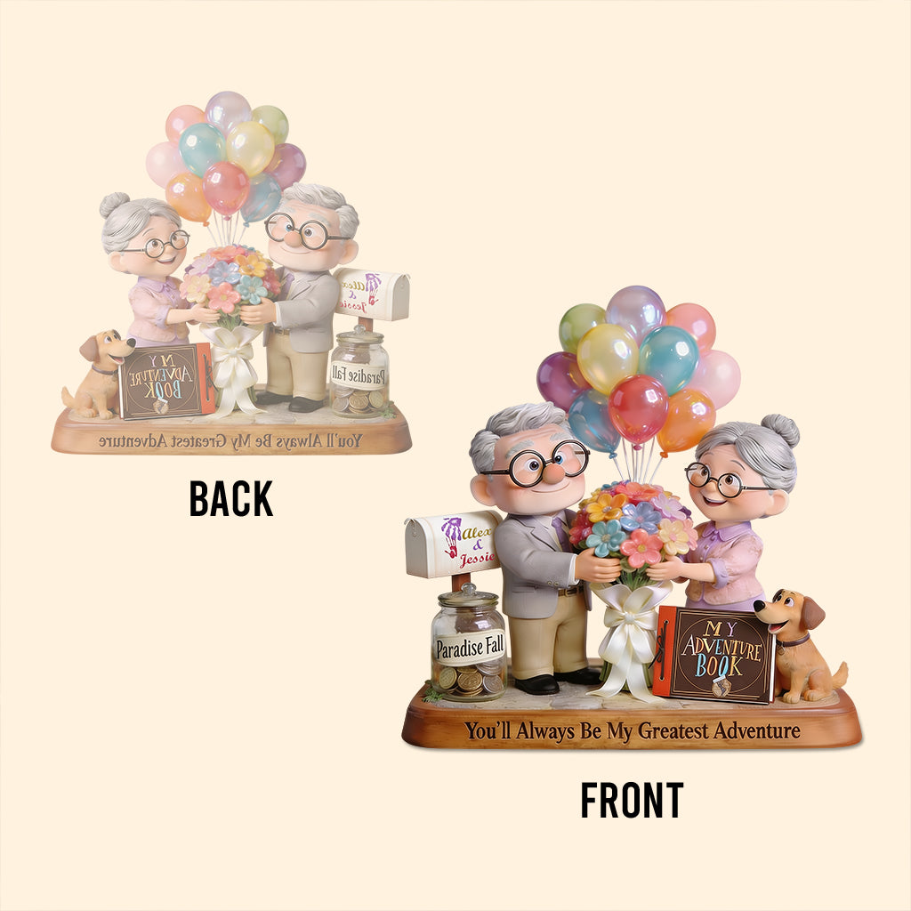 My Greatest Adventure - Personalized Up Movie Couple Custom Shaped Acrylic Plaque