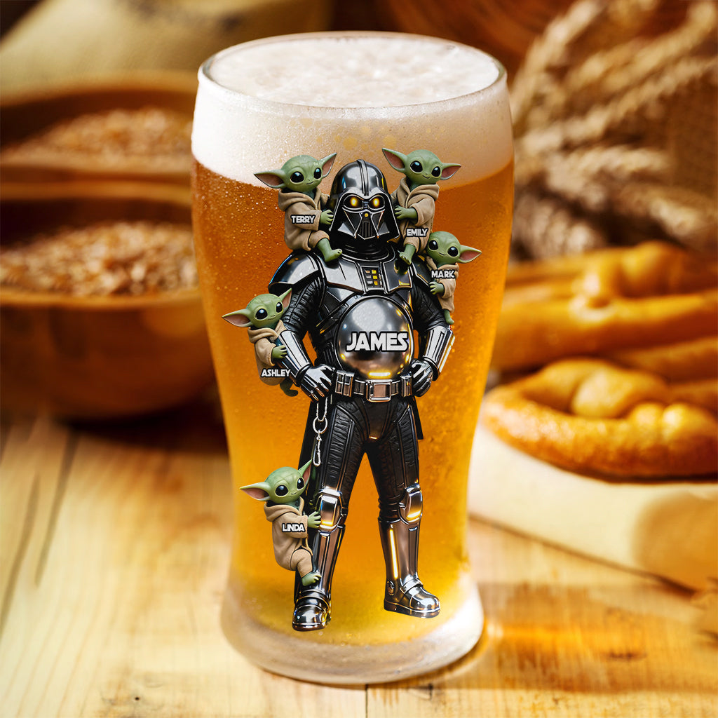 It's Not A Dad Bod It's A Father Figure - Personalized The Force Beer Pint