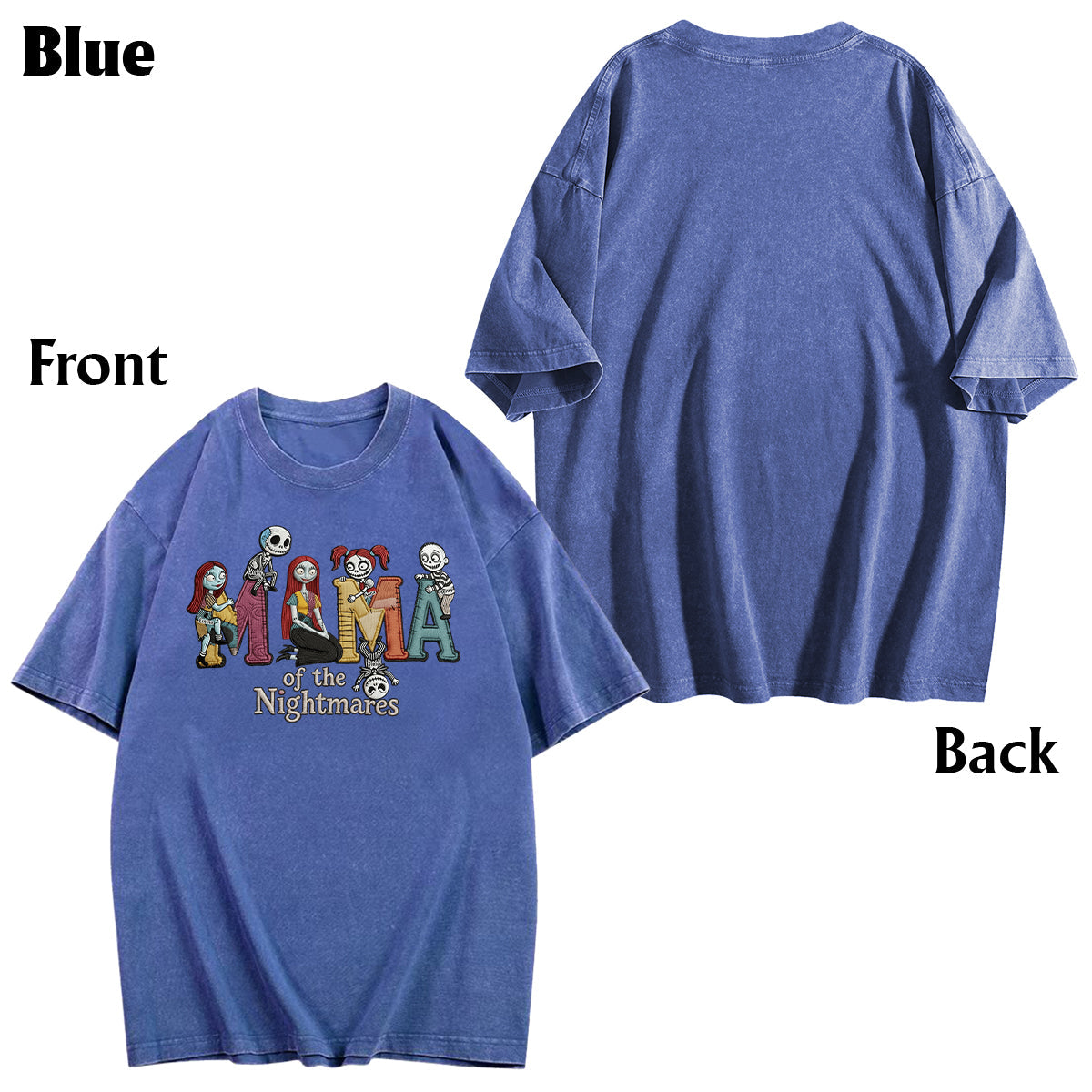 Mama Of The Nightmares - Personalized Nightmare Wash T-Shirt