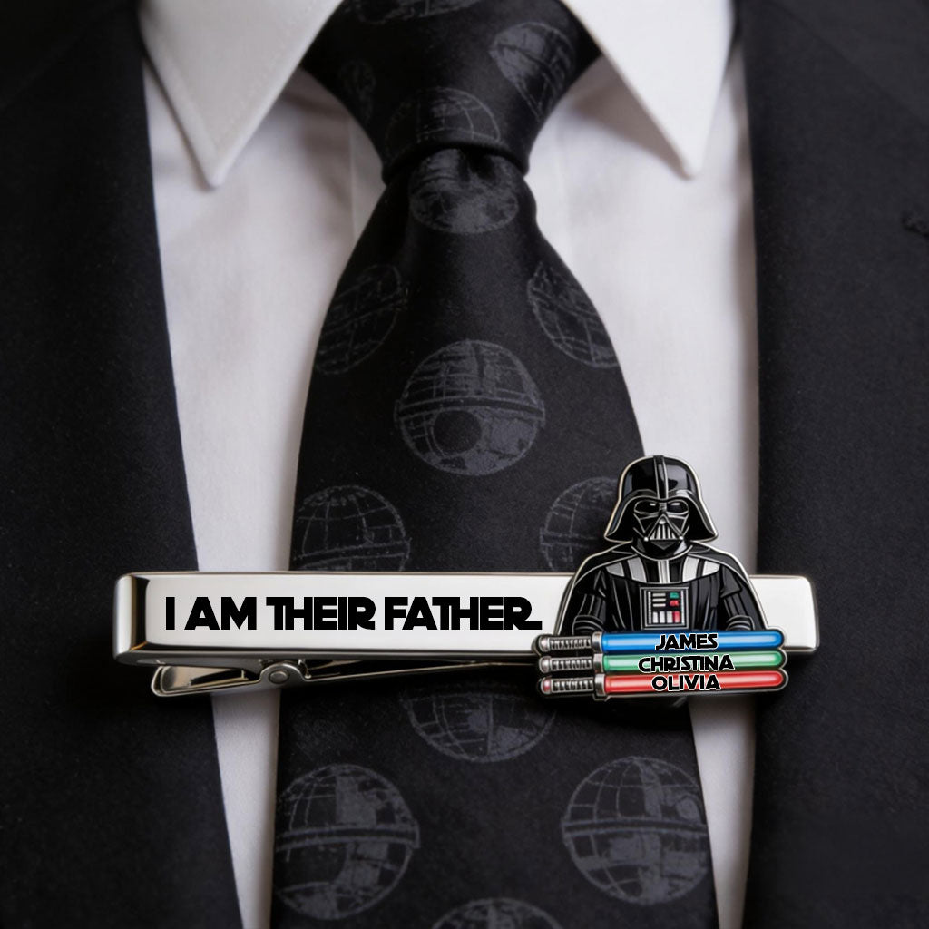 I Am Their Father - Personalized The Force Tie Clip