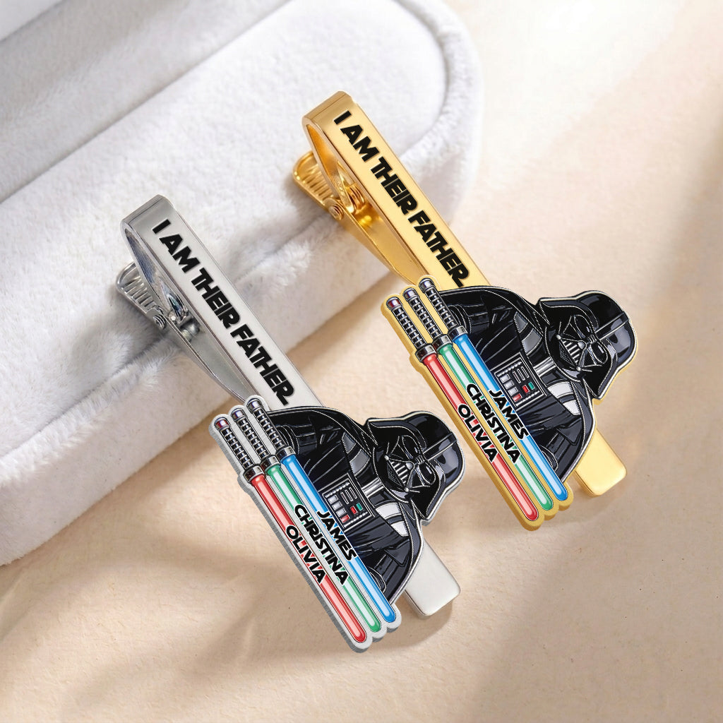 I Am Their Father - Personalized The Force Tie Clip