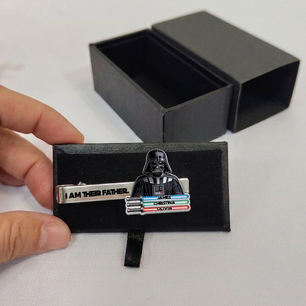 I Am Their Father - Personalized The Force Tie Clip