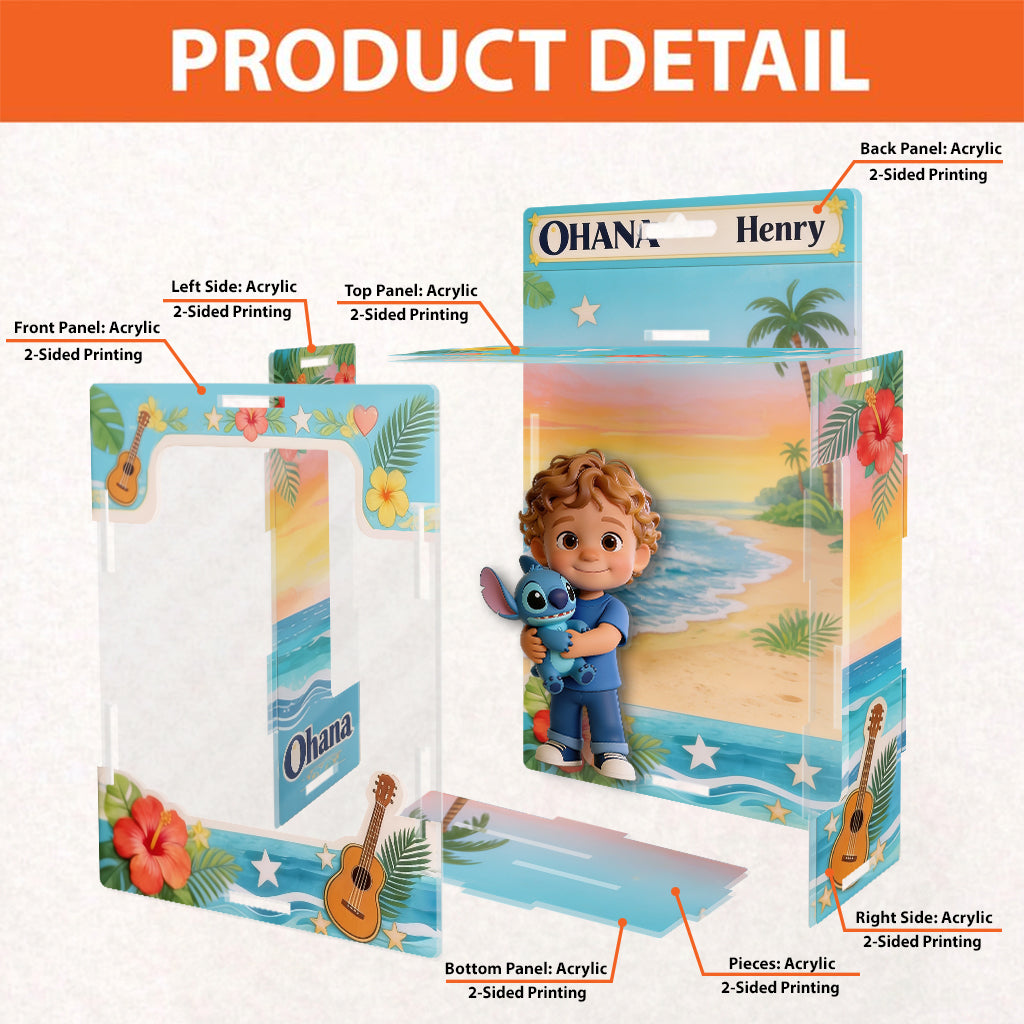 Ohana Friends - Personalized Ohana Acrylic Display Box