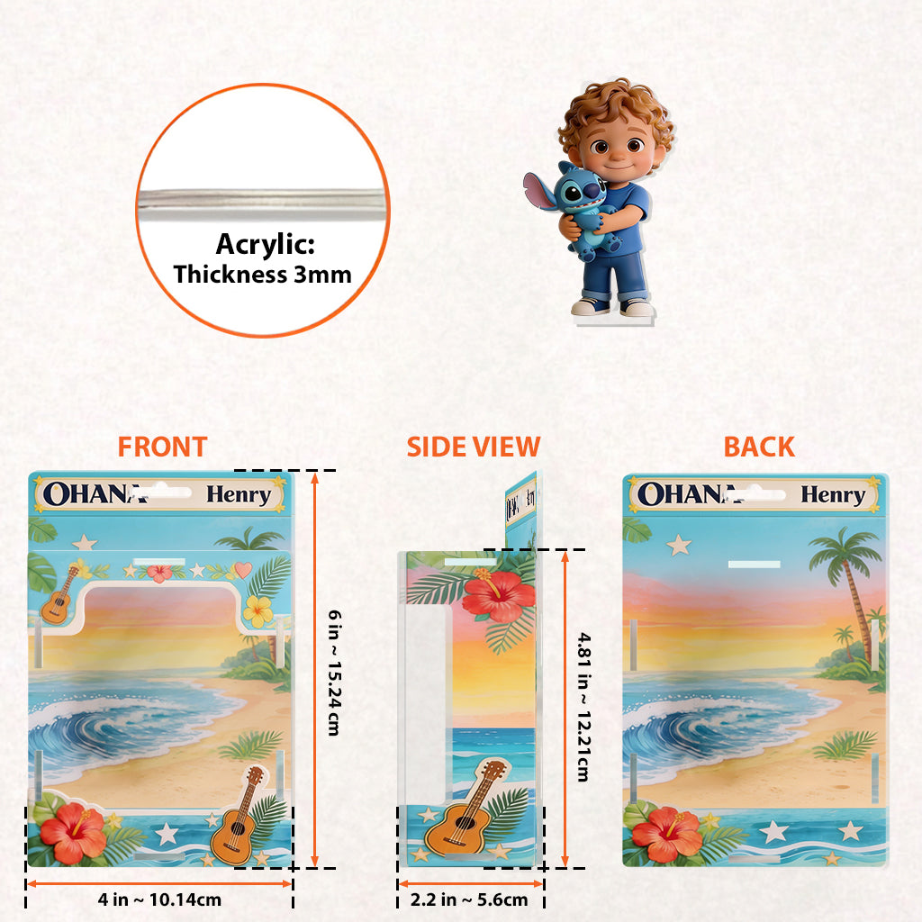 Ohana Friends - Personalized Ohana Acrylic Display Box