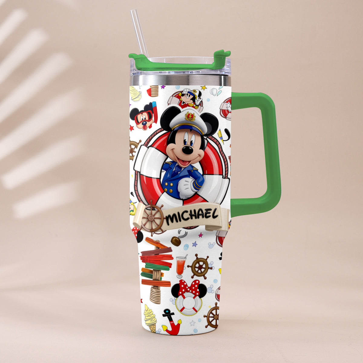 Cruising Friends - Personalized Dream Cruise Tumbler With Handle