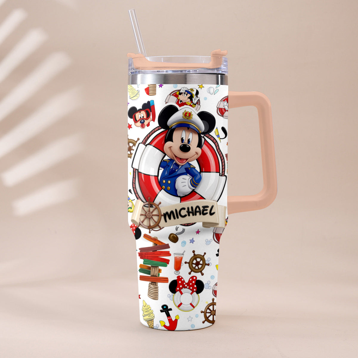 Cruising Friends - Personalized Dream Cruise Tumbler With Handle