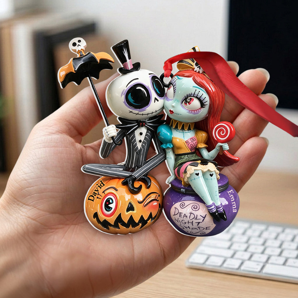 Till Death Do Us Part - Personalized Nightmare Premium 3D Ornament
