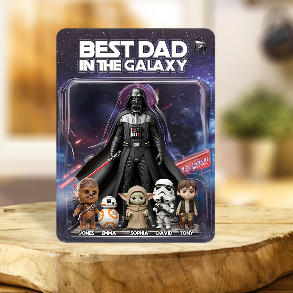 Best Dad In The Galaxy - Personalized The Force Custom Shaped Acrylic Plaque