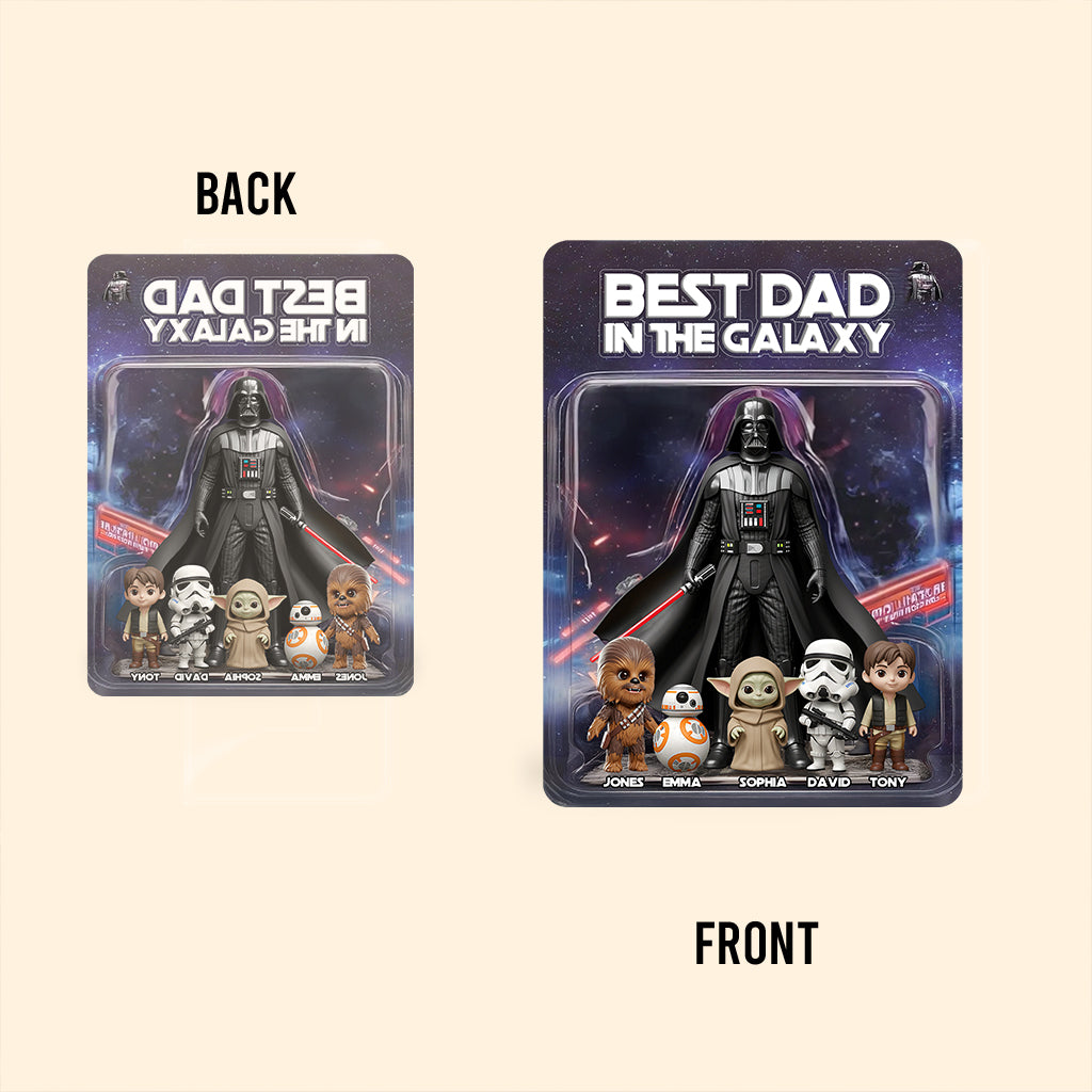 Best Dad In The Galaxy - Personalized The Force Custom Shaped Acrylic Plaque