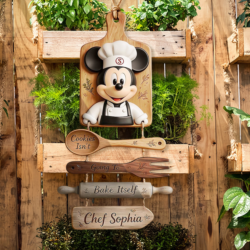 Magic Chef - Personalized Mouse Pallet Wood Sign