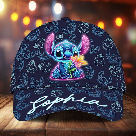 Blue Alien - Personalized Ohana Classic Cap