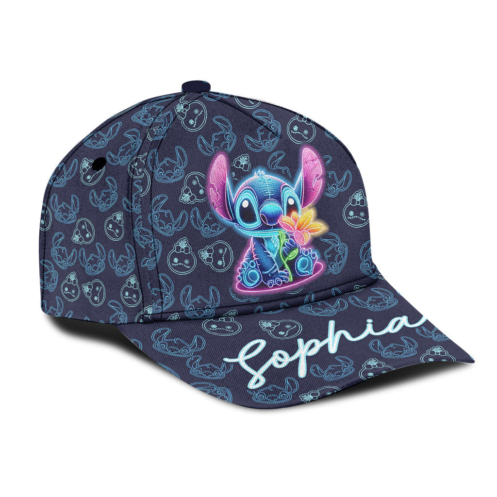Blue Alien - Personalized Ohana Classic Cap