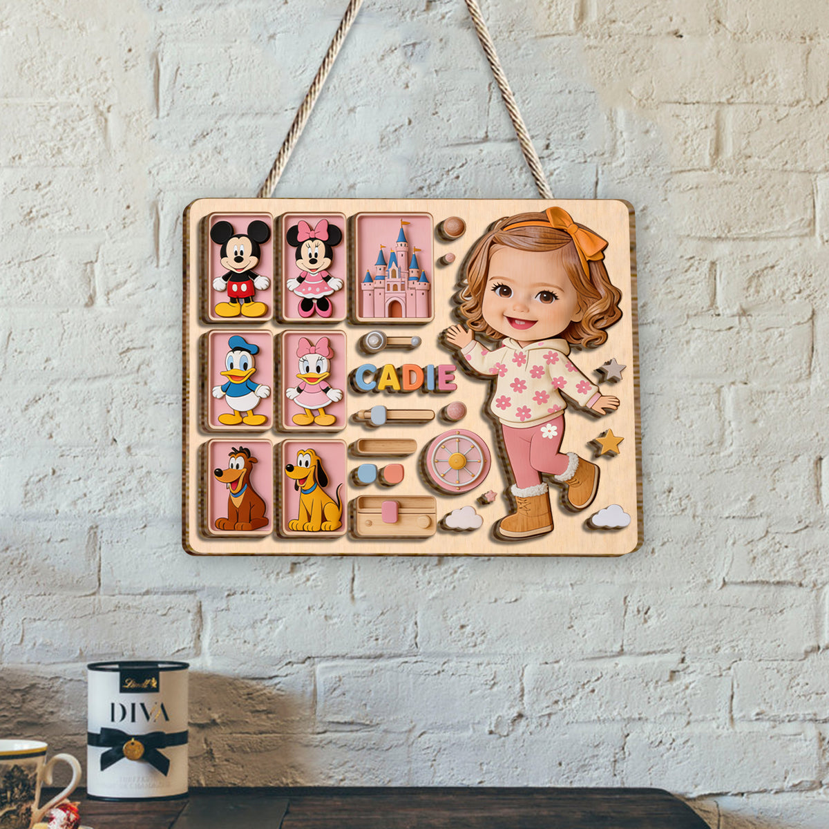 Kid's Magical Friends - Personalized Dream Trip 2 Layered Wood Sign / Wood Plaque