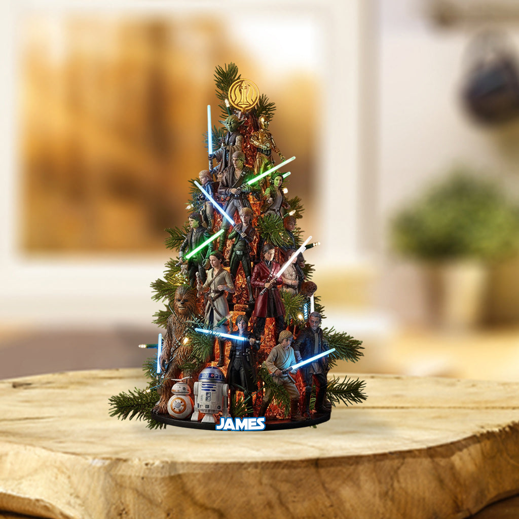 May The Magic Be With You - Personalized The Force Custom Shaped Acrylic Plaque