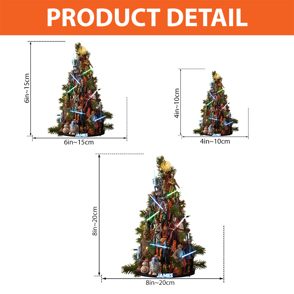 May The Magic Be With You - Personalized The Force Custom Shaped Acrylic Plaque