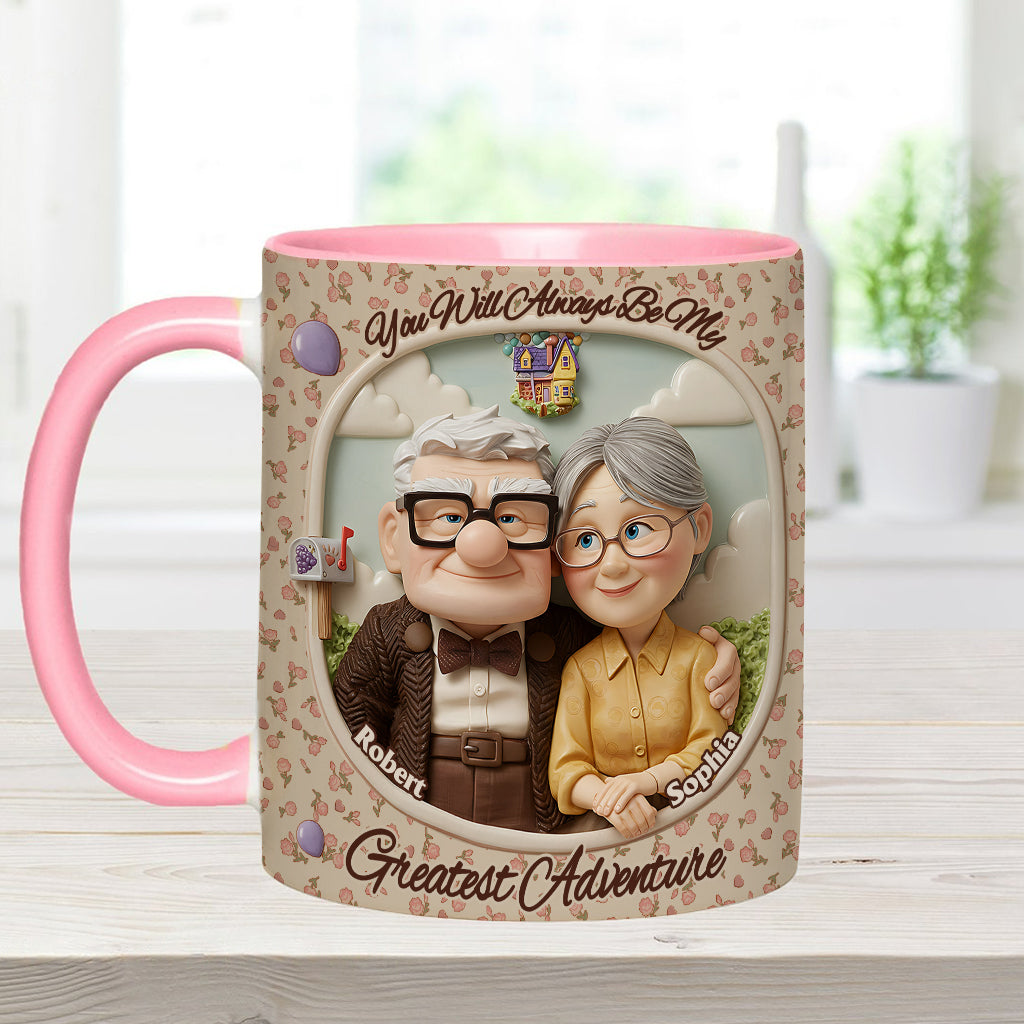 You Are My Greatest Adventure - Personalized Mouse Accent Mug