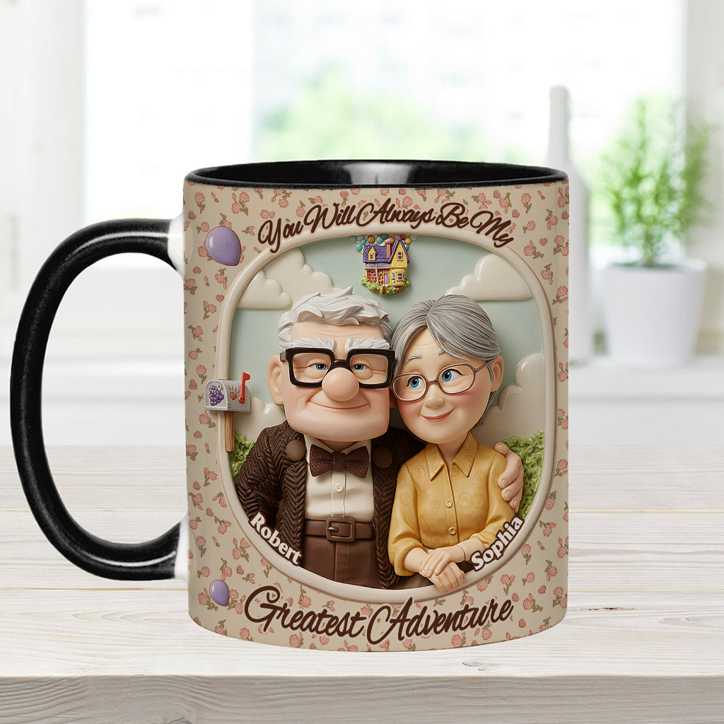You Are My Greatest Adventure - Personalized Mouse Accent Mug