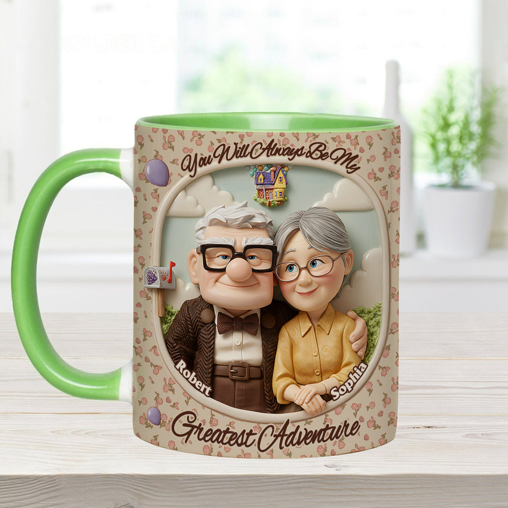 You Are My Greatest Adventure - Personalized Mouse Accent Mug