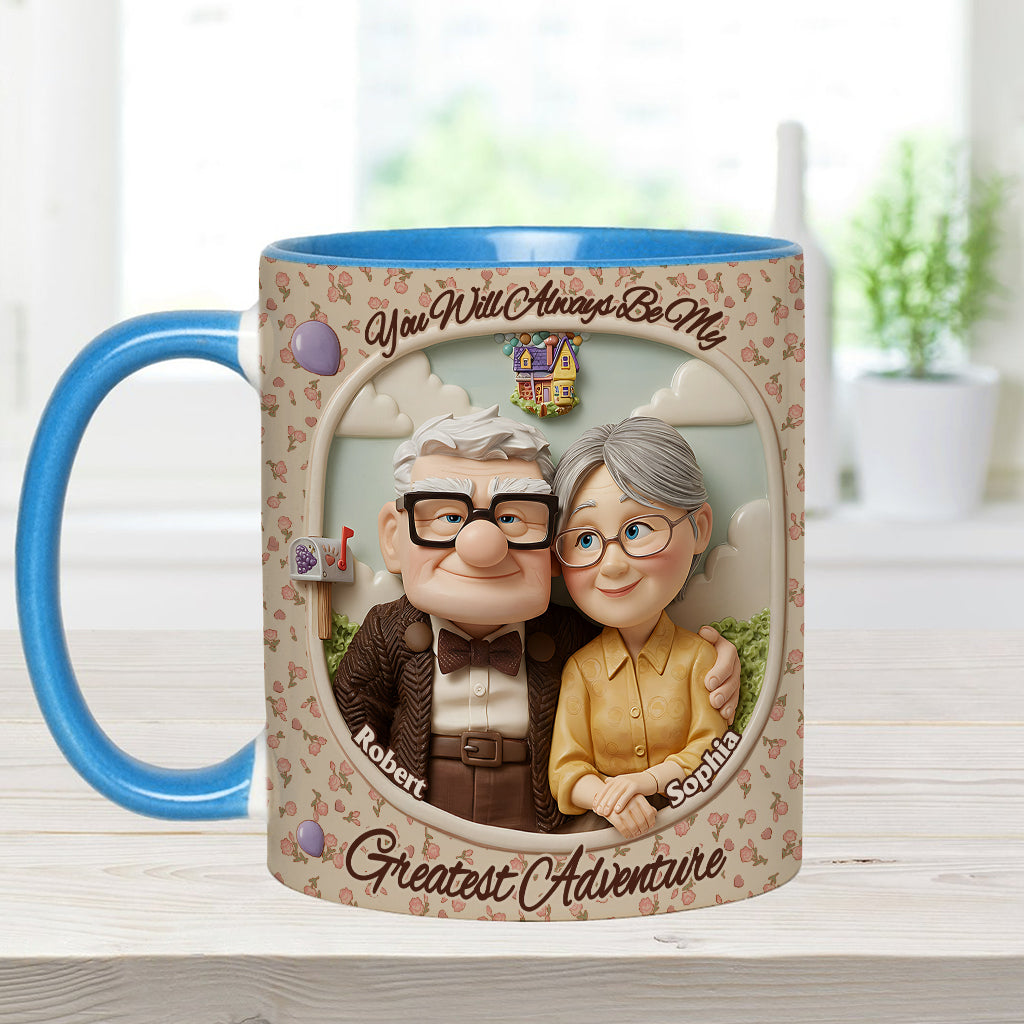 You Are My Greatest Adventure - Personalized Mouse Accent Mug