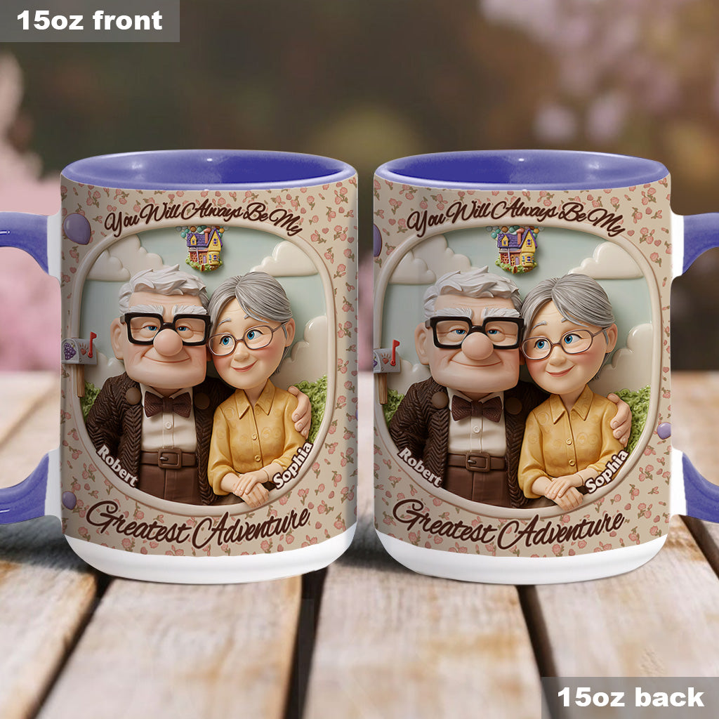 You Are My Greatest Adventure - Personalized Mouse Accent Mug