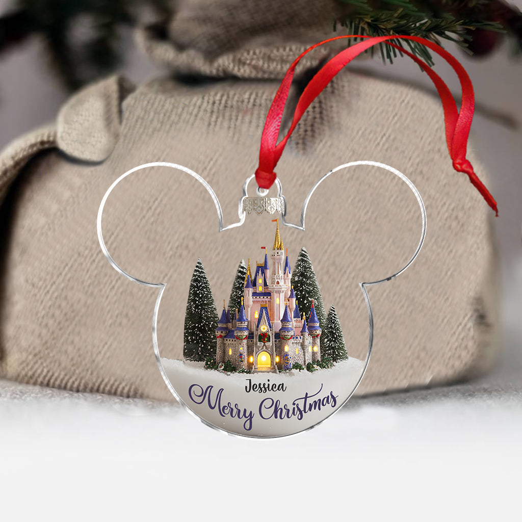 Magical Castle - Personalized Mouse Ornament