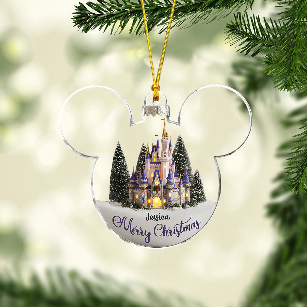 Magical Castle - Personalized Mouse Ornament