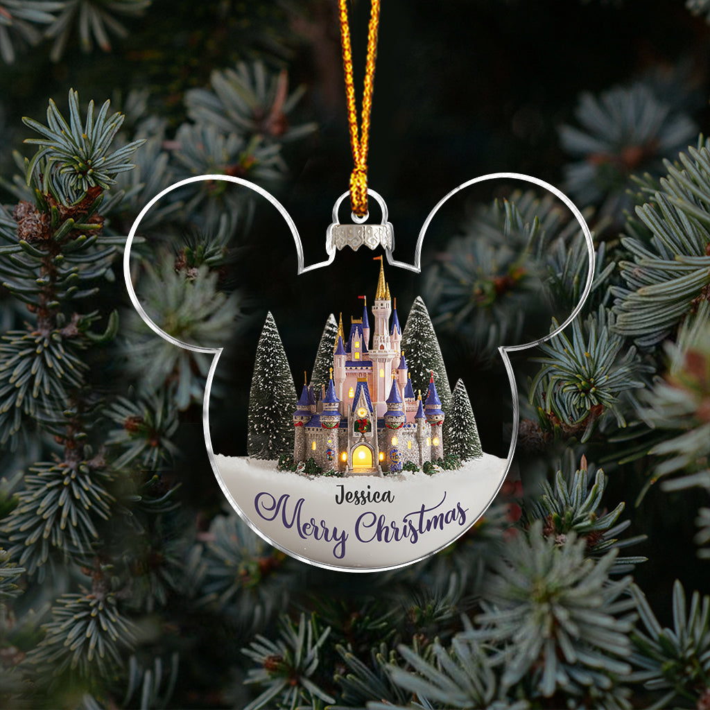 Magical Castle - Personalized Mouse Ornament