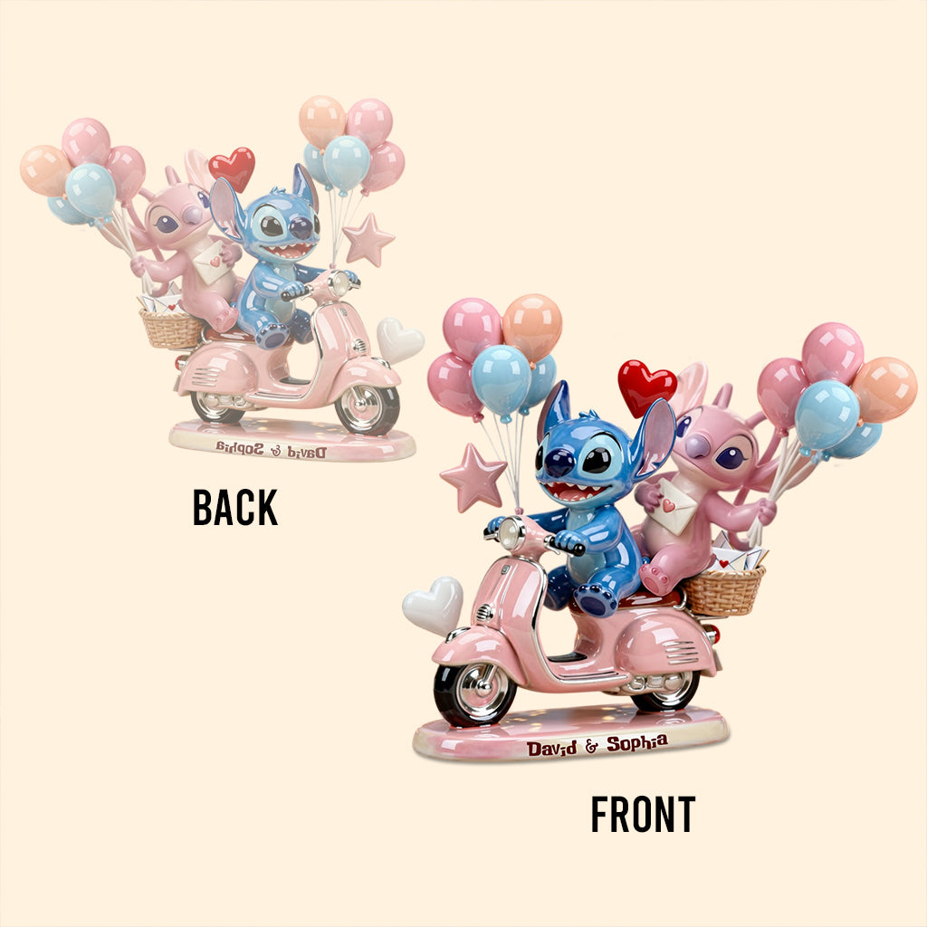 Ohana Couple - Personalized Ohana Custom Shaped Acrylic Plaque