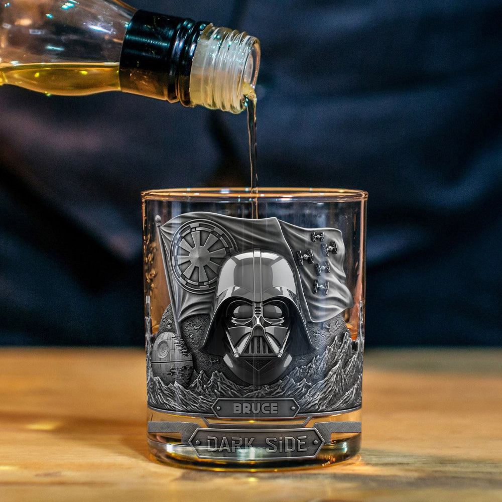 Wars Among The Star - Personalized The Force Whiskey Glass