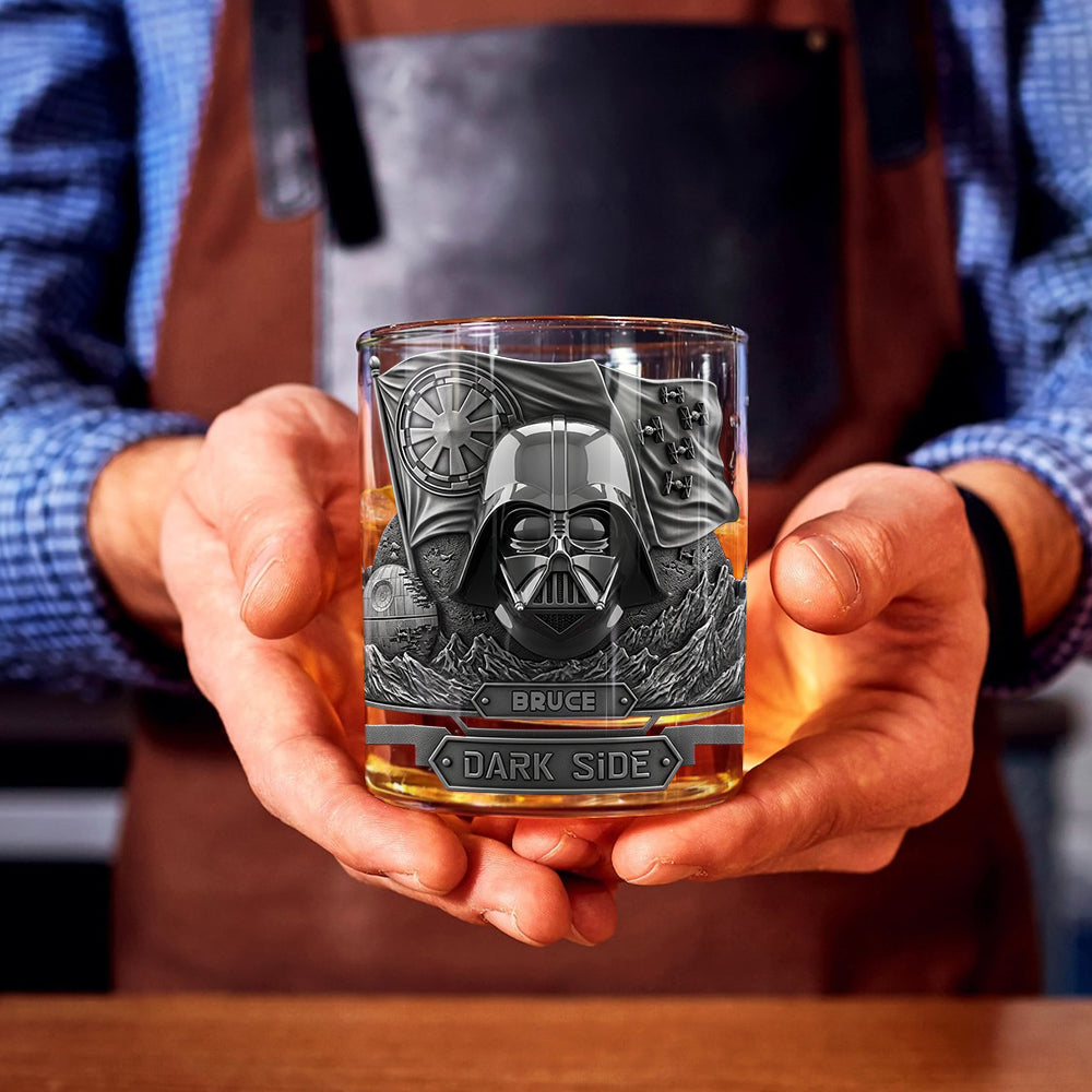 Wars Among The Star - Personalized The Force Whiskey Glass