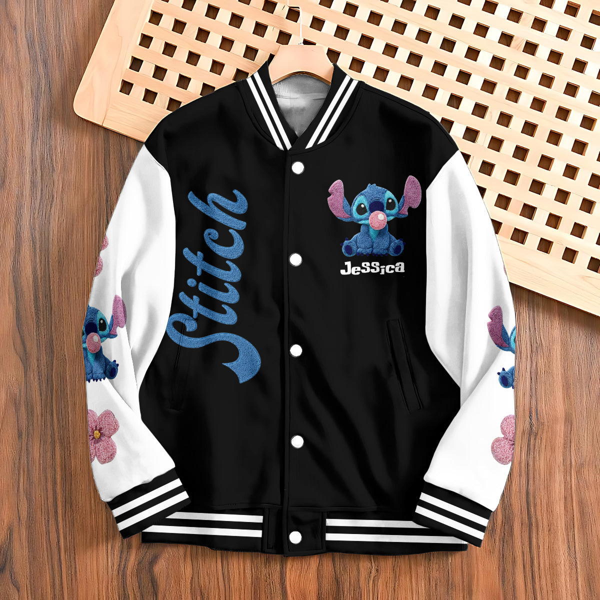 Blue Ohana - Personalized Ohana Varsity Jacket