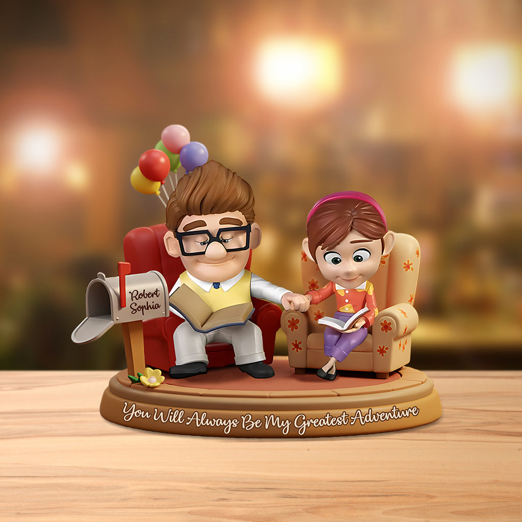 You Are My Greatest Adventure - Personalized Mouse Custom Shaped Acrylic Plaque