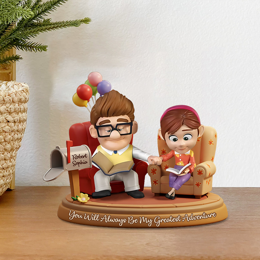 You Are My Greatest Adventure - Personalized Mouse Custom Shaped Acrylic Plaque