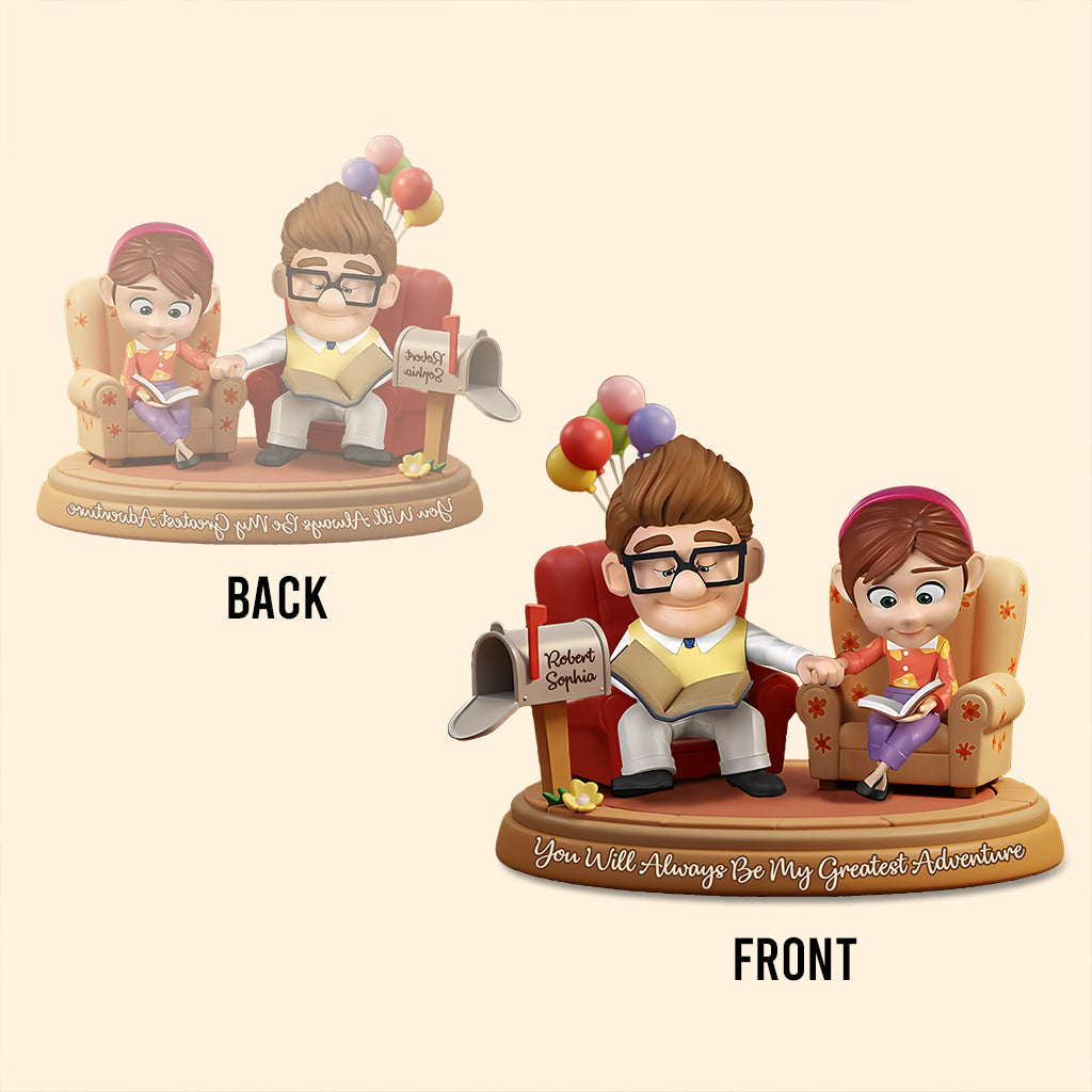 You Are My Greatest Adventure - Personalized Mouse Custom Shaped Acrylic Plaque