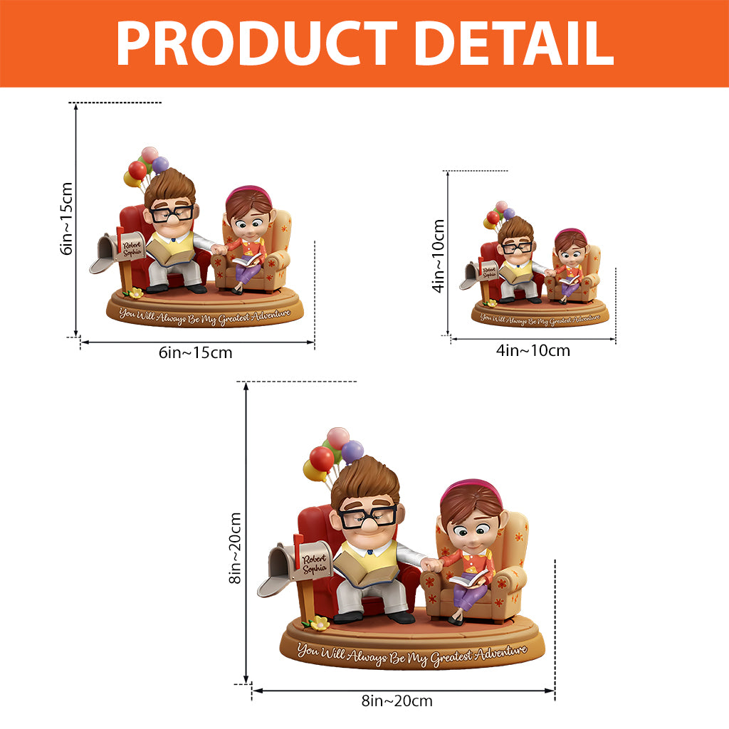 You Are My Greatest Adventure - Personalized Mouse Custom Shaped Acrylic Plaque