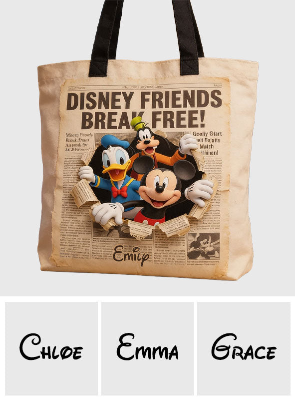 Friends - Personalized Mouse Tote Bag