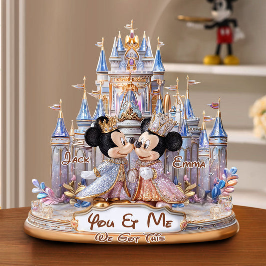 Magic Couple - Personalized Mouse Custom Shaped Acrylic Plaque
