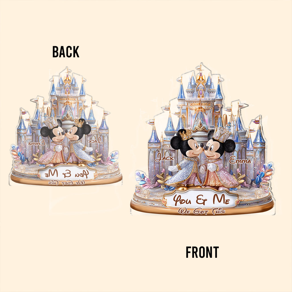 Magic Couple - Personalized Mouse Custom Shaped Acrylic Plaque