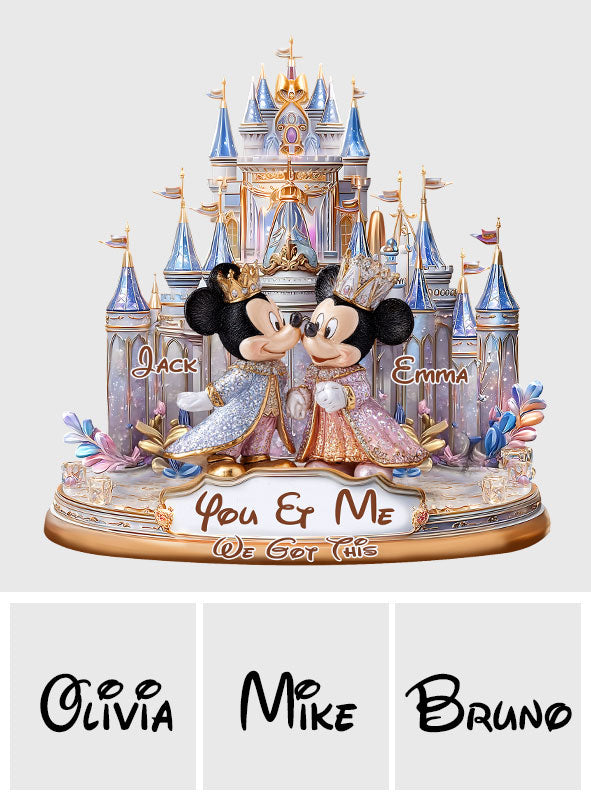 Magic Couple - Personalized Mouse Custom Shaped Acrylic Plaque