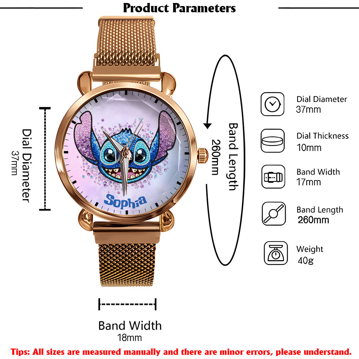 Ohana Alien - Personalized Ohana Women Hand Watch