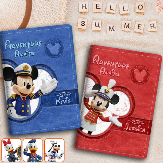 Magical Mouse Ears Adventure Awaits - Personalized Mouse Passport Holder