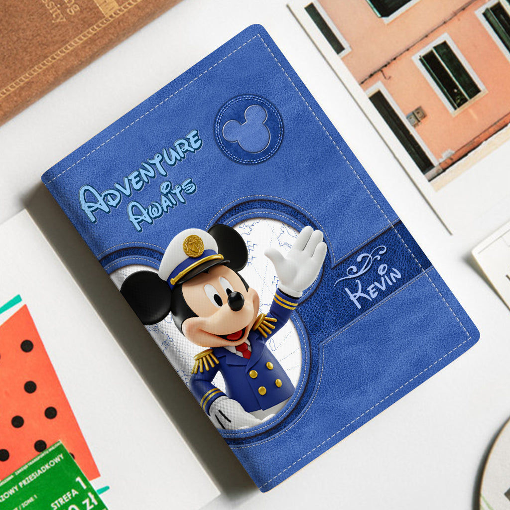 Magical Mouse Ears Adventure Awaits - Personalized Mouse Passport Holder