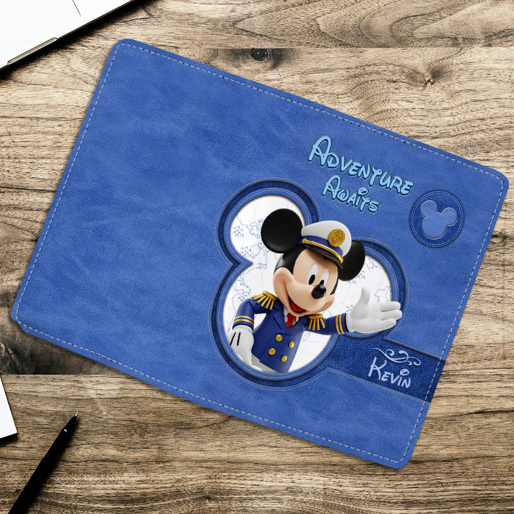 Magical Mouse Ears Adventure Awaits - Personalized Mouse Passport Holder