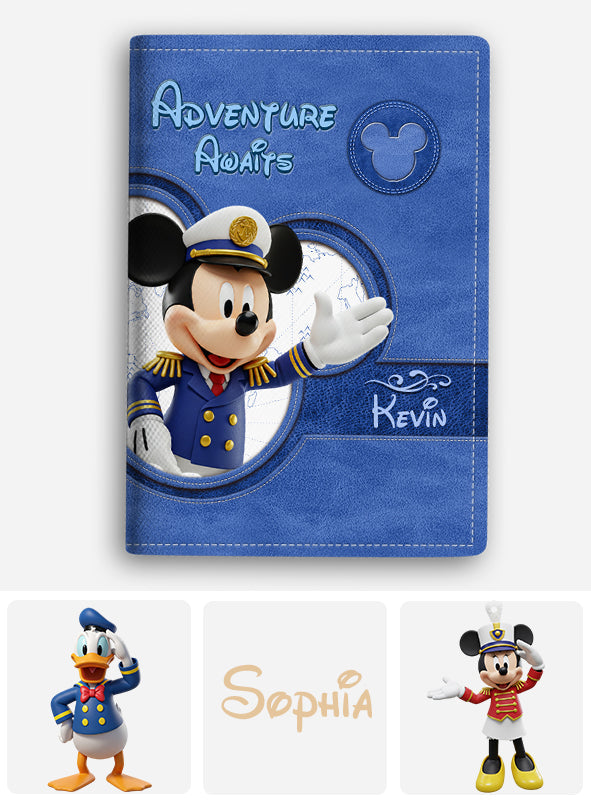 Magical Mouse Ears Adventure Awaits - Personalized Mouse Passport Holder