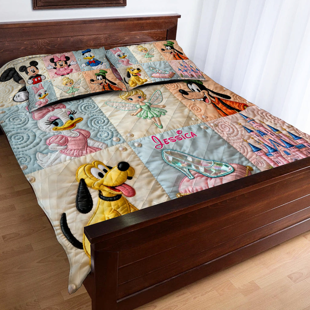 Friends - Personalized Mouse Quilt Set